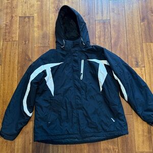 L.L. Bean Black & White Snow Jacket